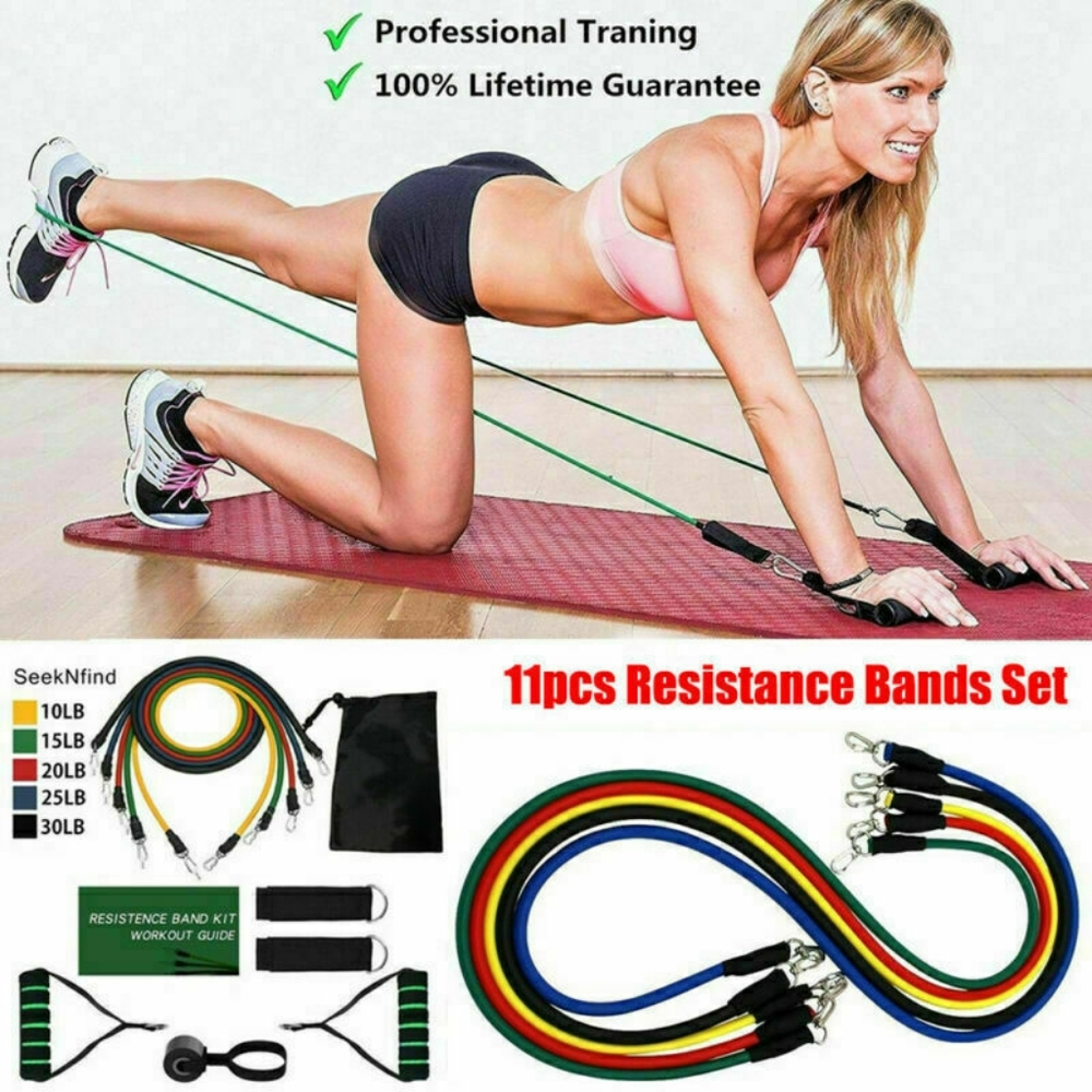 Home Gym 11 pcs Resistance Bands